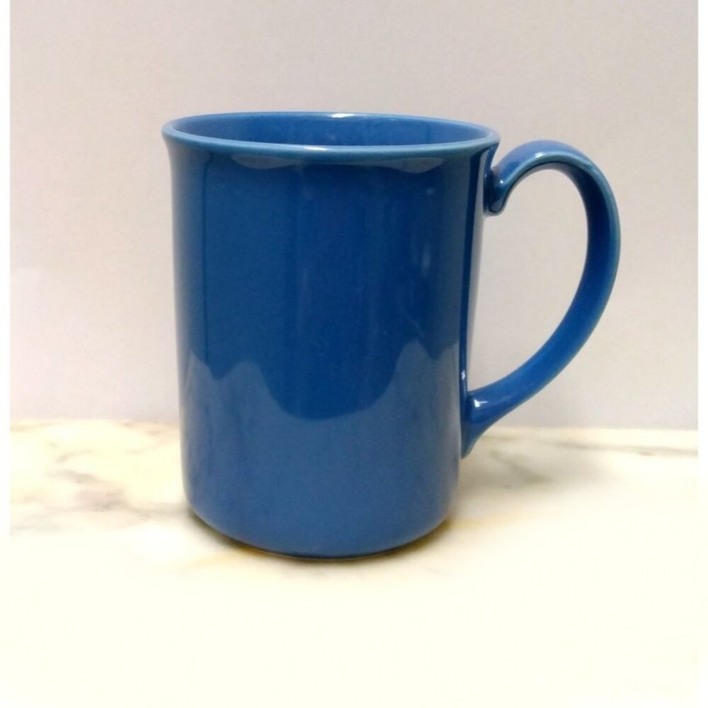 Vintage Corning Blue Ceramic Coffee Tea Mug